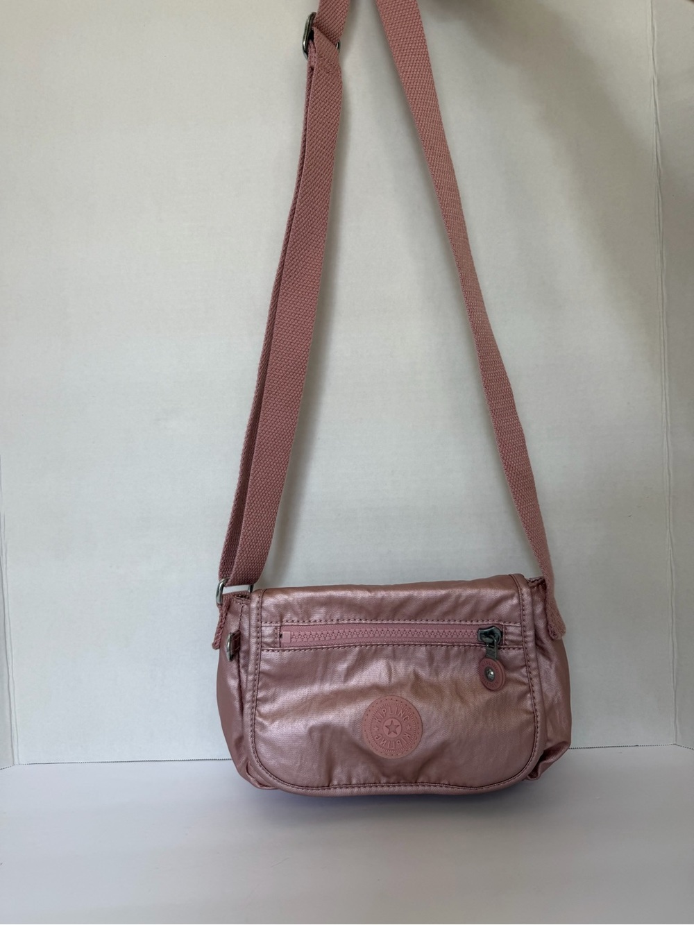 Kipling Metallic Rose Crossbody Shoulder Bag - Women
